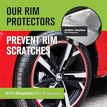 【新品未使用】ALLOYGATOR ホイールプロテクション Amazon.com: AlloyGator Graphite Rim Protector for Car Wheels